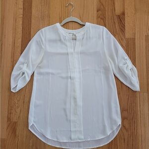Monteau White Women's Blouse
